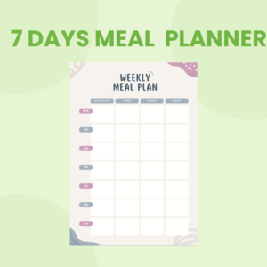 7 Days Meal Planner